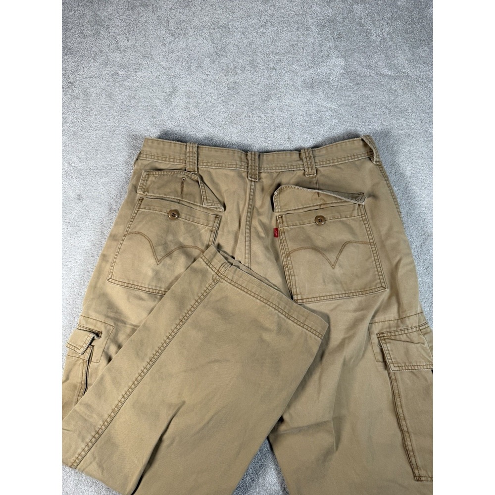 Levis Vintage Y2K Cargo Pants 38x30 Loose Straight‎ Baggy Wide leg Skate Red Tab